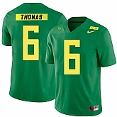 Oregon Ducks 6 De'Anthony Thomas Apple Green Nike College Football Jersey Dzhi,baseball caps,new era cap wholesale,wholesale hats